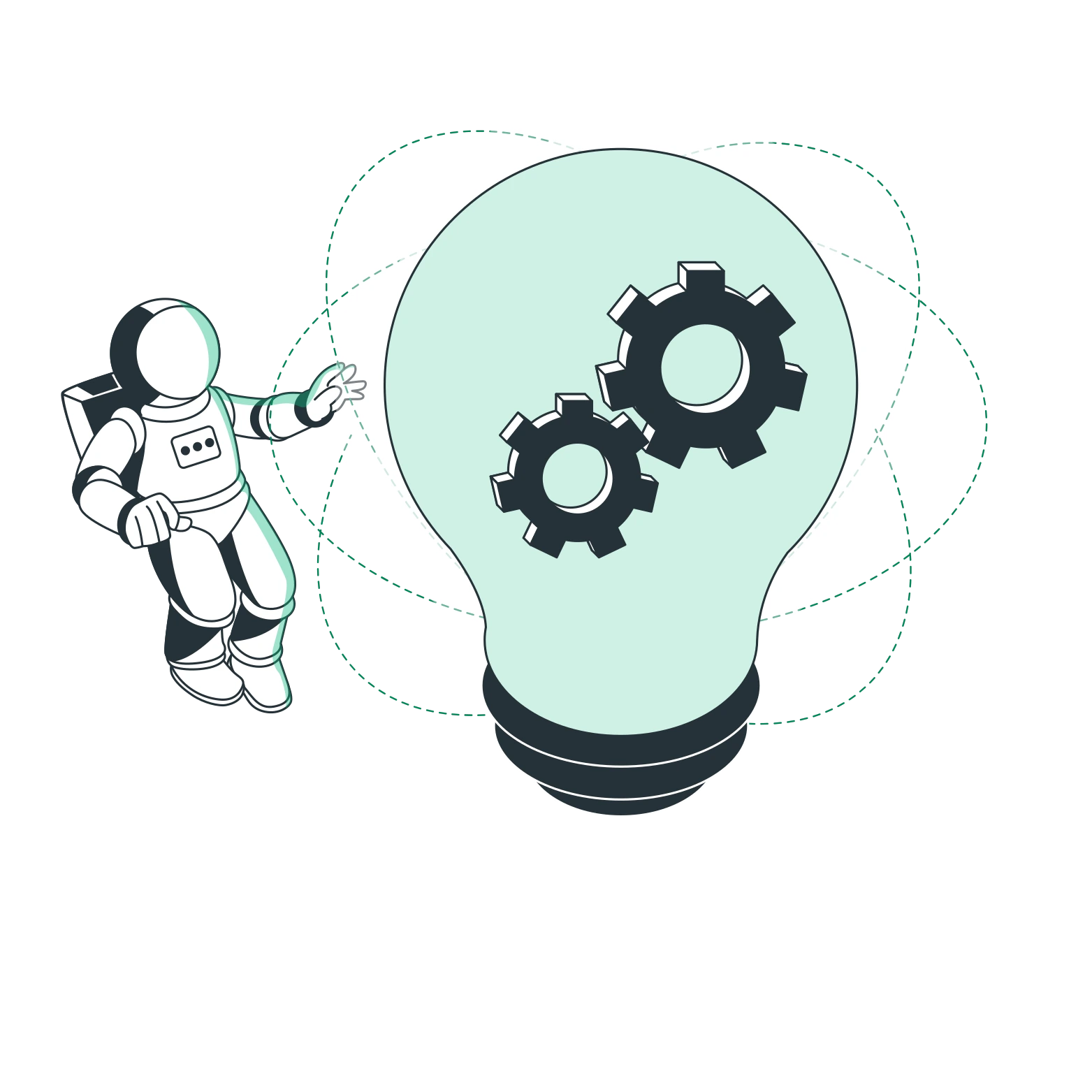 Team building innovative digital solutions