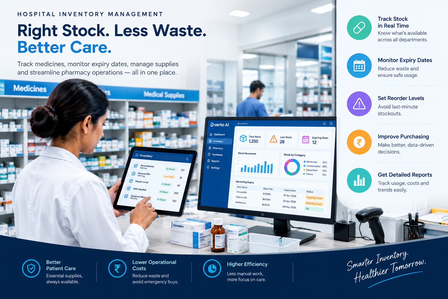 Hospital Inventory Management in India: How Digital Systems Reduce Medicine Waste and Stockouts